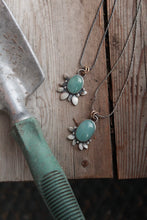 Load image into Gallery viewer, Aquamarine Seedling Pendant #1 on 20&quot; chain
