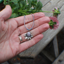 Load image into Gallery viewer, Willow Creek Jasper Purple Seedling Necklace
