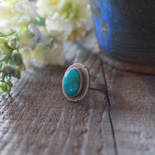 Load image into Gallery viewer, ~ A Turquoise Ring for Turquoise Lovers: Size 8 Sonoran Turquoise Oval

