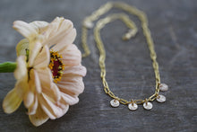 Load image into Gallery viewer, Gold Lumiere Paperclip Chain Necklace - 14k Gold Fill 16-18" length