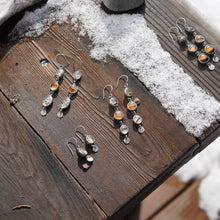 Load image into Gallery viewer, Montana Agate Mini Danglers #1