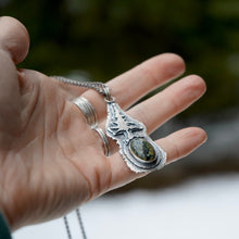 Load image into Gallery viewer, Big Tree Magic Pendant with New Lander Variscite