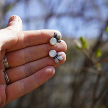Load image into Gallery viewer, Spring Bud Studs: Mother of Pearl