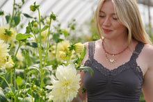 Load image into Gallery viewer, Gold Confetti Paperclip Chain Necklace - 14K Gold Fill in long OR short, for layering!