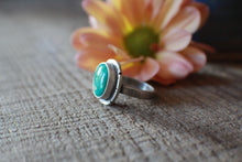Load image into Gallery viewer, ~ A Turquoise Ring for Turquoise Lovers: Size 7 Emerald Valley Turquoise Circle
