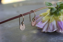 Load image into Gallery viewer, Gold Lumiere Coin Earrings