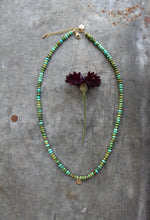 Load image into Gallery viewer, Rio Bravo: AAA Blue & Green Sonoran Turquoise Necklace with 14k Gold Fill