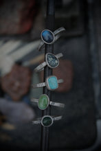 Load image into Gallery viewer, Alchemy Ring - size 8.5 Labradorite Oval Fatty Stacker