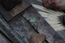 Load image into Gallery viewer, Alchemy Ring - size 7.25 Turquoise oval Fatty Stacker