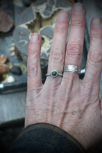 Load image into Gallery viewer, Alchemy Ring - size 6 Emerald Fatty Stacker