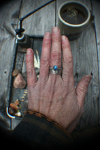 Load image into Gallery viewer, Alchemy Ring - size 8.5 Labradorite Oval Fatty Stacker