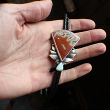 Load image into Gallery viewer, The Montana Heirloom BOLO Number 3 - Dryhead Agate & Butte Turquoise