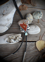 Load image into Gallery viewer, The Montana Heirloom BOLO Number 3 - Dryhead Agate & Butte Turquoise