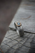 Load image into Gallery viewer, The Montana Sapphire Ring with 14k Gold Setting - size 7.25