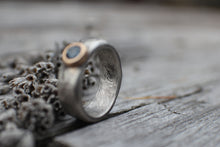 Load image into Gallery viewer, The Montana Sapphire Ring with 14k Gold Setting - size 7.25