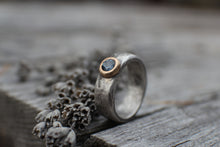 Load image into Gallery viewer, The Montana Sapphire Ring with 14k Gold Setting - size 7.25