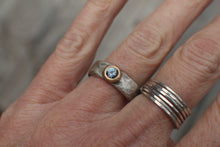 Load image into Gallery viewer, The Montana Sapphire Ring with 14k Gold Setting - size 7.25