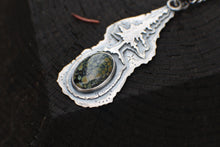 Load image into Gallery viewer, Big Tree Magic Pendant with New Lander Variscite