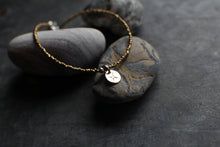 Load image into Gallery viewer, Sunshine Bracelet -Made To Order in your size! Gold Antique seed beads & 14k Gold Fill charm