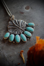 Load image into Gallery viewer, Seeds of Change - a sand cast Bloom with Sonoran Turquoise Petals