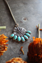 Load image into Gallery viewer, Seeds of Change - a sand cast Bloom with Sonoran Turquoise Petals