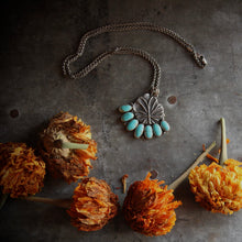 Load image into Gallery viewer, Seeds of Change - a sand cast Bloom with Sonoran Turquoise Petals