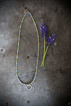Load image into Gallery viewer, 18" Circle Charm beaded Necklace for Spring!