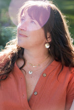 Load image into Gallery viewer, Golden Dip Earrings, 14k Gold Fill scoop earrings