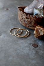 Load image into Gallery viewer, GOLD Skinny stack ring SINGLE