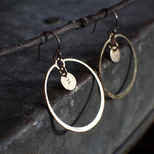 Load image into Gallery viewer, Gold Lumen Hoops