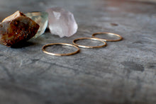 Load image into Gallery viewer, GOLD Skinny stack rings, Set of 3