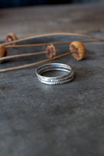 Load image into Gallery viewer, SILVER Stizzack Stack Ring SINGLE