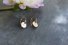 Load image into Gallery viewer, Gold Lumiere Coin Earrings
