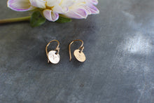 Load image into Gallery viewer, Gold Lumiere Coin Earrings