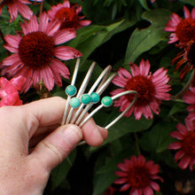 Load image into Gallery viewer, MADE-TO-ORDER Erry'day Bangle with 8mm Chinese Turquoise, in your size!