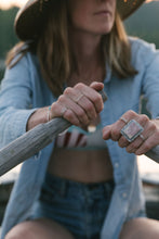 Load image into Gallery viewer, GOLD Skinny stack rings, Set of 3