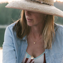 Load image into Gallery viewer, Tiny Coin GOLD Necklace in 14k Gold Fill