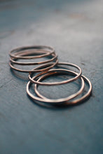 Load image into Gallery viewer, The Original 'Bread n' Butter' Sterling Stack Rings, Set of 6