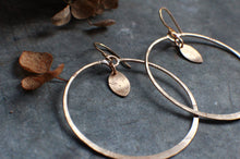 Load image into Gallery viewer, Fortuna Hoops in 14k Gold Fill