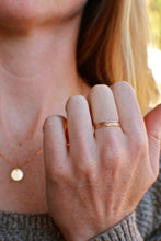Load image into Gallery viewer, GOLD Skinny stack rings, Set of 3