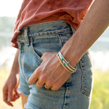 Load image into Gallery viewer, Erry'day Turquoise Bangle, Made to Order in your size!