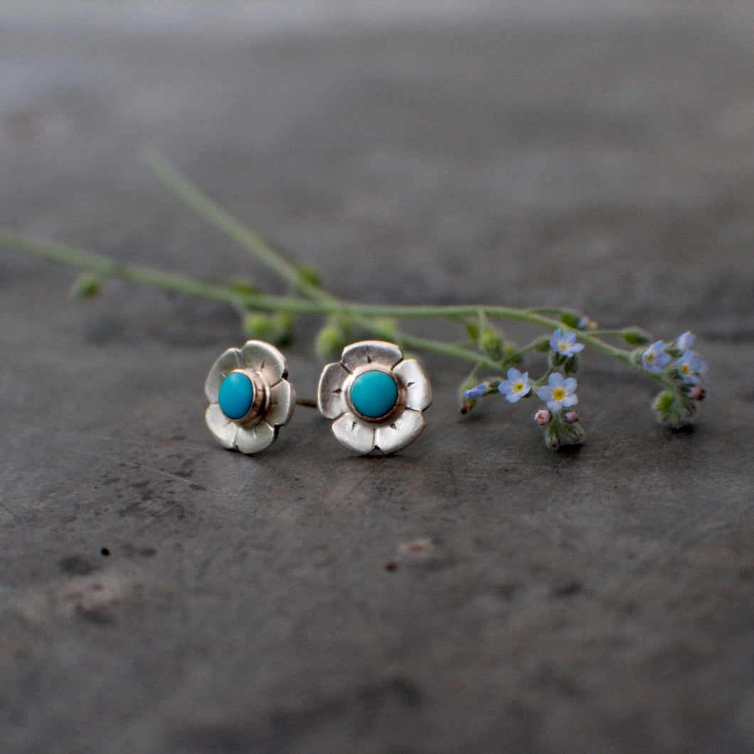Forget-Me-Not Teeny Post Earrings - READY TO SHIP
