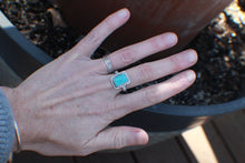 Load image into Gallery viewer, For the Love of Turquoise:  Size 9.5 Large Rectangle Natural Sonoran Turquoise
