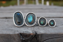 Load image into Gallery viewer, River Keeper Ring: Size 9 Labradorite Shadowbox
