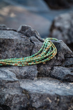 Load image into Gallery viewer, Riverbed Baby: The Salmon: A Barrel Beaded Necklace in 14k Gold Fill
