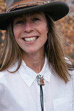 Load image into Gallery viewer, The Montana Heirloom BOLO Number 2 - Dryhead Agate &amp; Butte Turquoise
