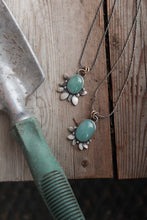 Load image into Gallery viewer, Aquamarine Seedling Pendant #2 on 18&quot; chain
