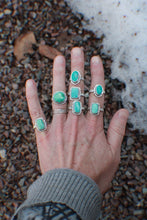 Load image into Gallery viewer, For the Love of Turquoise:  Size 6.75 Oval (large) Sonoran Turquoise - Stabilized
