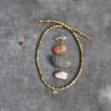 Load image into Gallery viewer, Riverbed Baby: The Payette: A Barrel Beaded Necklace in 14k Gold Fill
