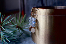 Load image into Gallery viewer, Stacked Labradorite Sparkle Earrings

